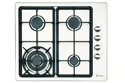 Parmco Hob, 600mm, Stainless Steel, 3 Gas+ Wok (HO-1-6S-3GW)