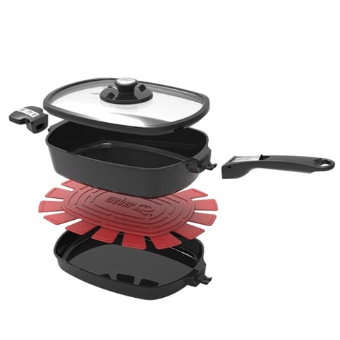 Weber Q Ware Small Casserole/Frying Pan Pack