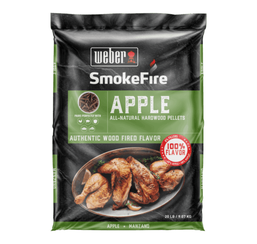 Weber Apple All-Natural Hardwood Pellets 9 kg