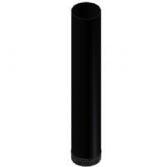 Hi Therm Metallic Black Flue Pipe 1200mm Length