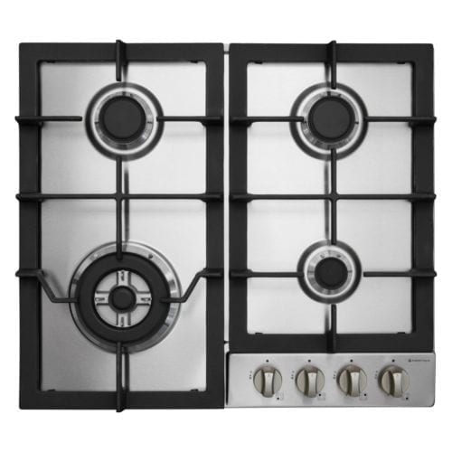 Parmco Hob 600mm Stainless Steel 3 Gas + Wok