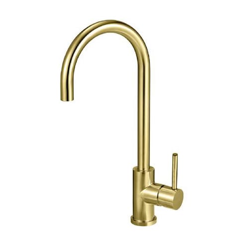 Mercer Aurora Brass Gooseneck Mixer