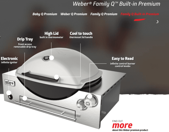 Weber Family Q Q3600 Built In