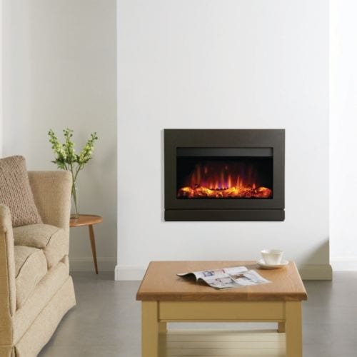 Gazco Riva 2 670 Steel Graphite Electric Fire