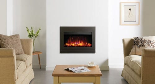 Gazco Riva 2 670 Steel Graphite Electric Fire